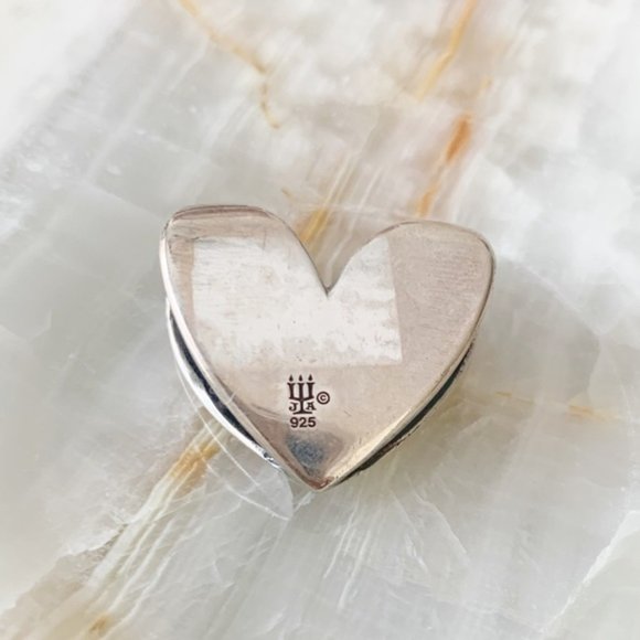 James Avery rare & retired heart pendant 925 - Picture 4 of 7